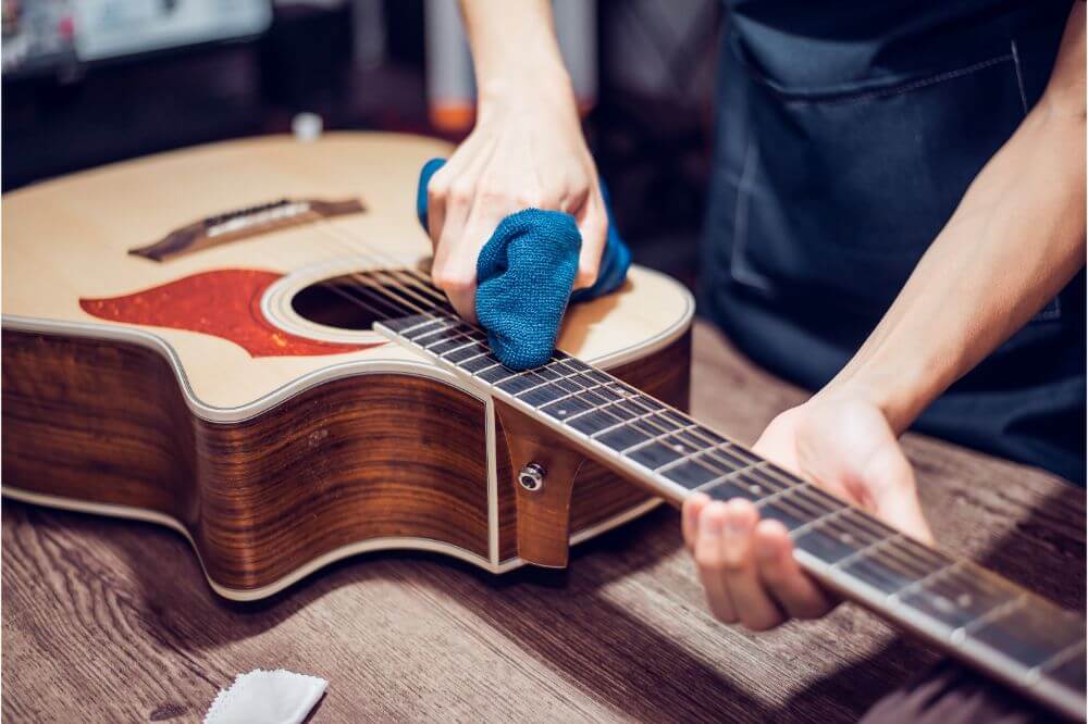 How to Clean Guitar Fretboard